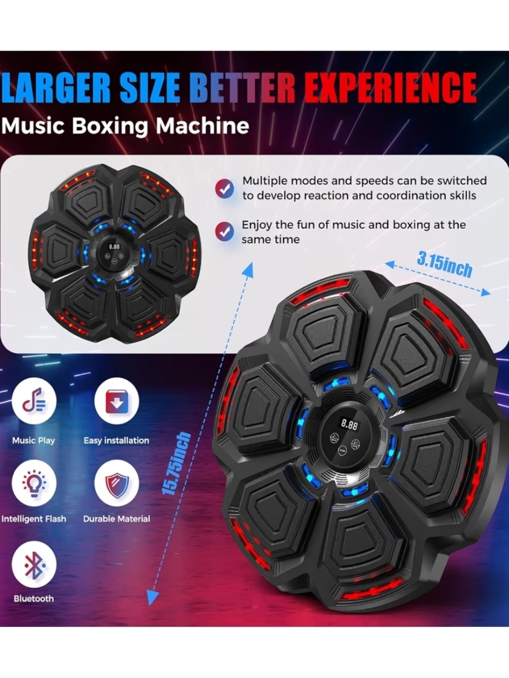 Music Boxing Machine NWT - Picture 5 of 15